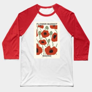 Flower Market Baseball T-Shirt